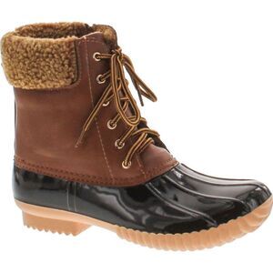 Nature Breeze DUCK-02 Tan Womens boots 6 NEW